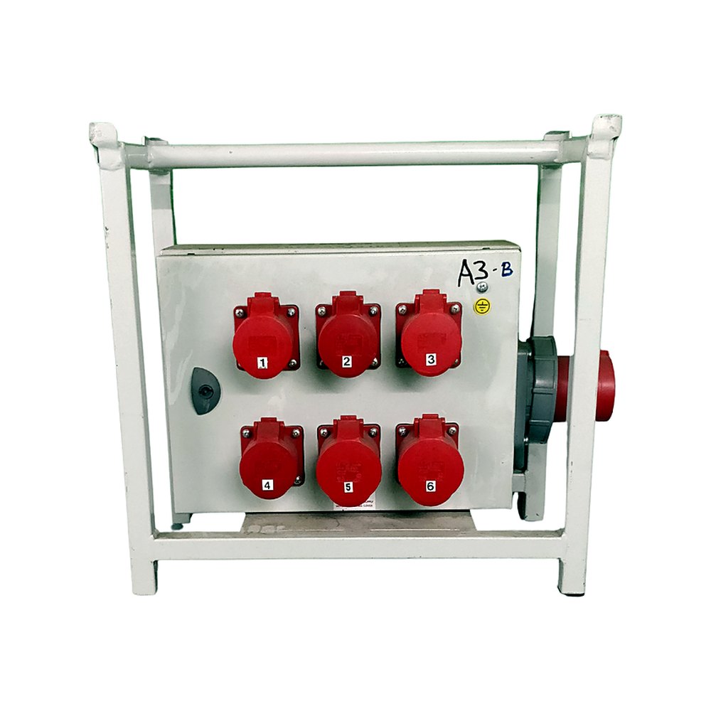 125A 5-Pin In, 6 x 32A 5-Pin Out
