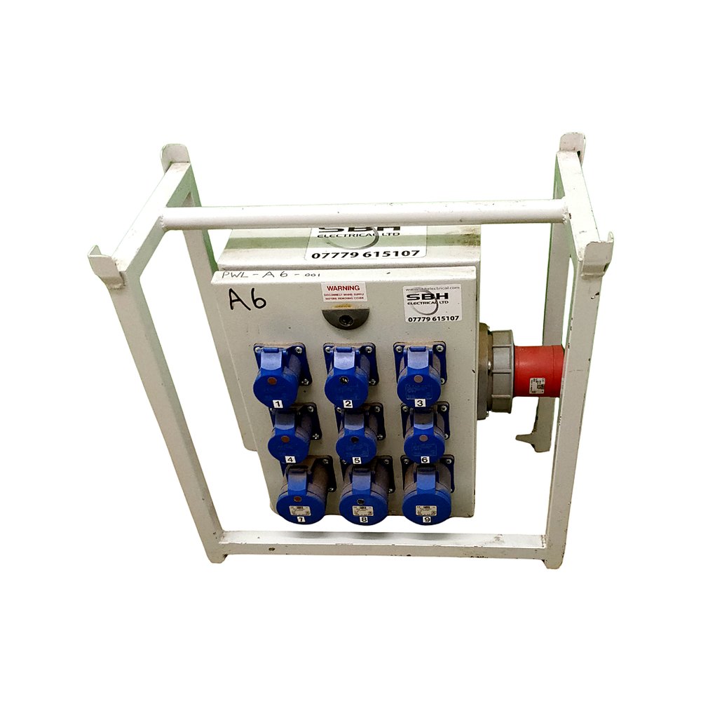 A6 - 63A 5-Pin In, 6 x 16A + 3 x 32A 3-Pin Out - FDU